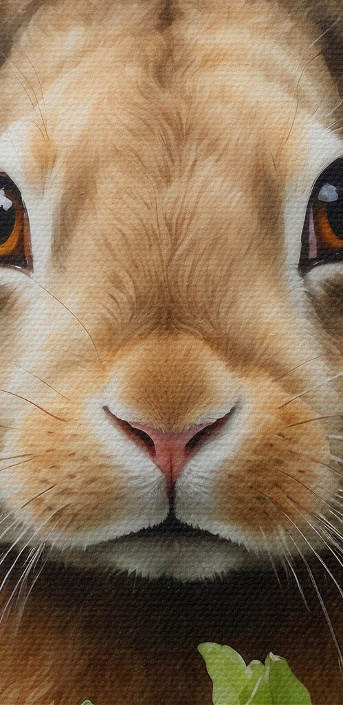 Rabbit in the bushes