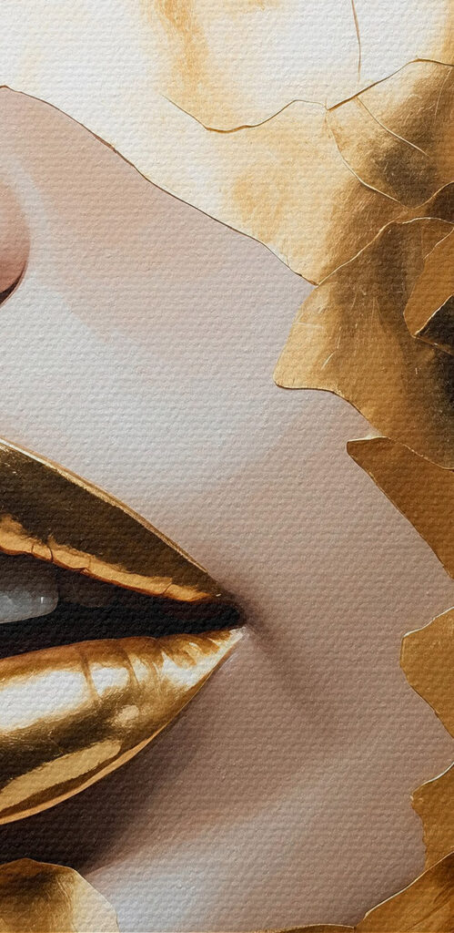 Ethereal beauty in textured art Ethereal beauty in textured art