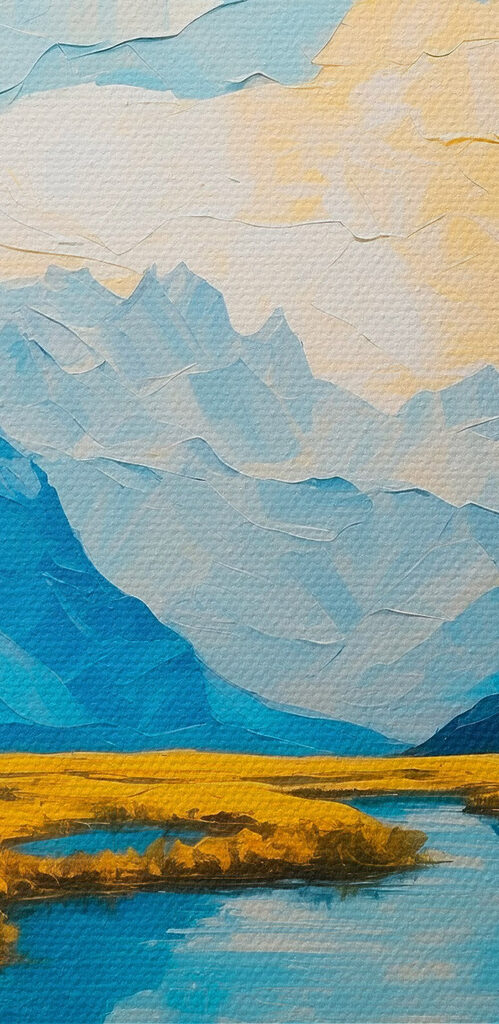 Maľba rieky s horami a trávou s43449pzvl 499x1024 - Maľba rieky s horami a trávou - tegory