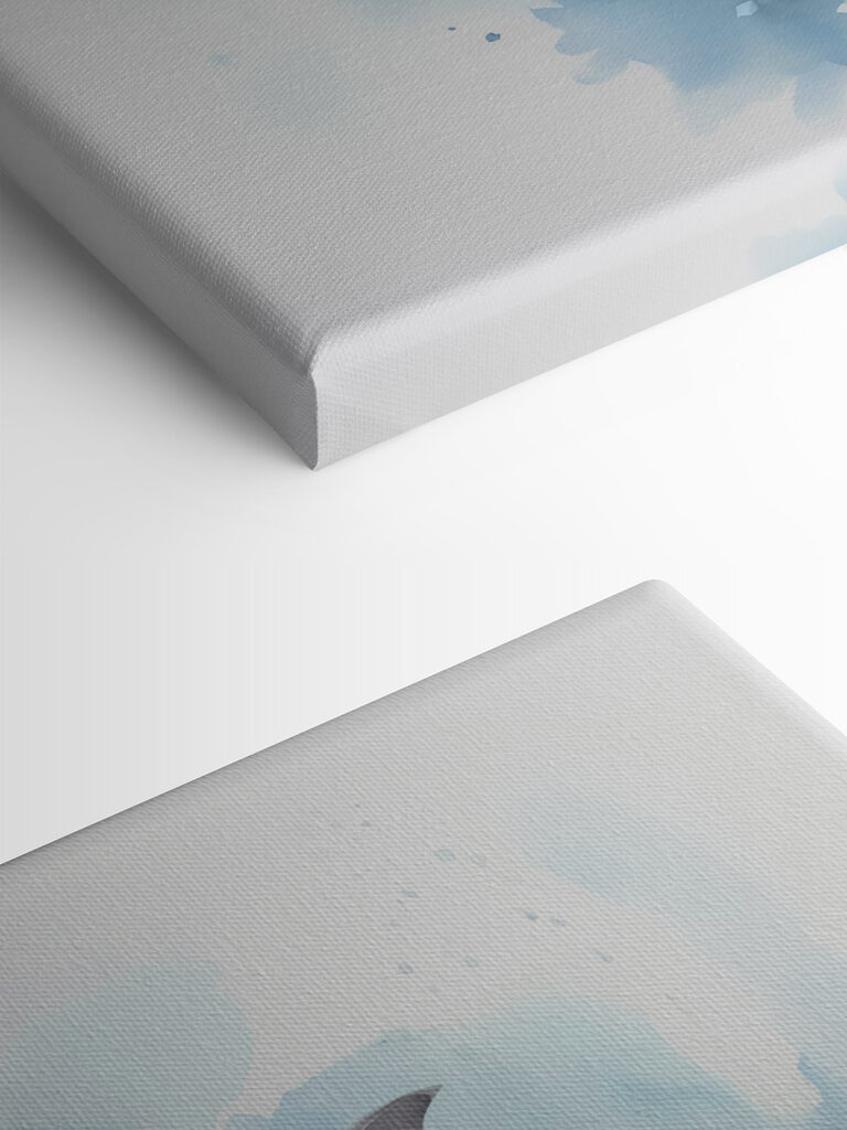 Two dolphins swimming in the water Two dolphins swimming in the water