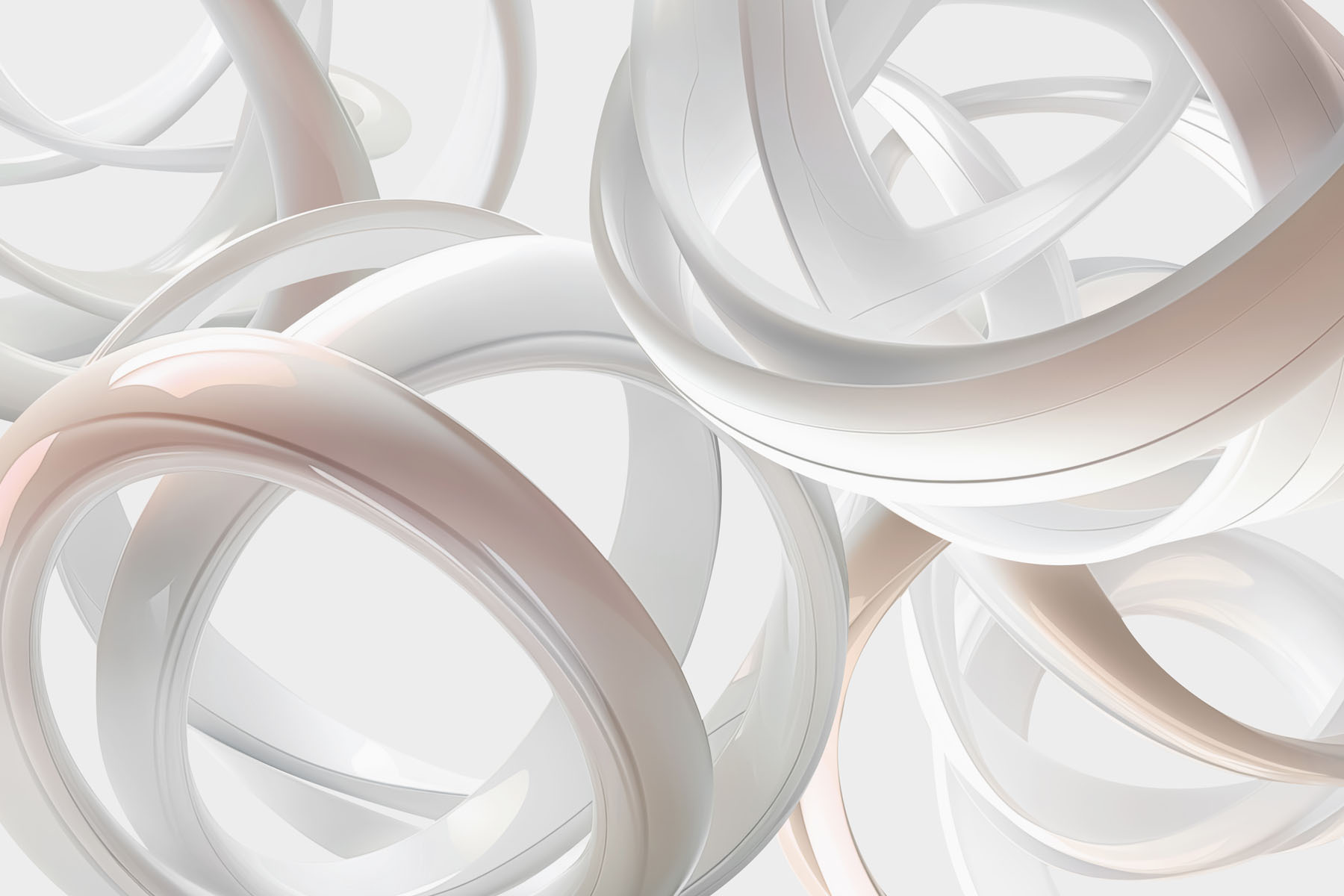 Group of white rings Group of white rings