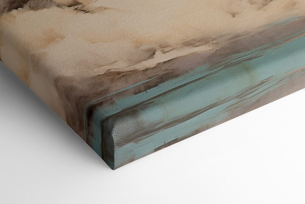 Painting of clouds in the sky Painting of clouds in the sky