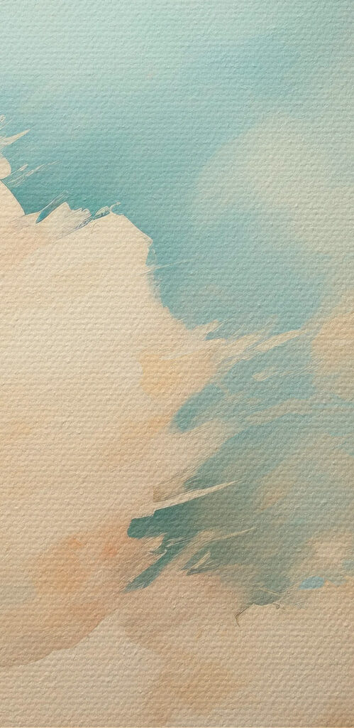 Painting of clouds in the sky Painting of clouds in the sky