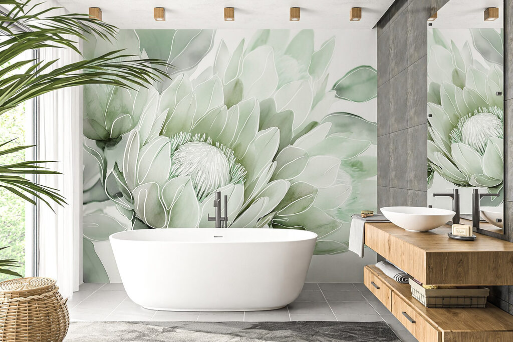 Soft petals in gentle hues