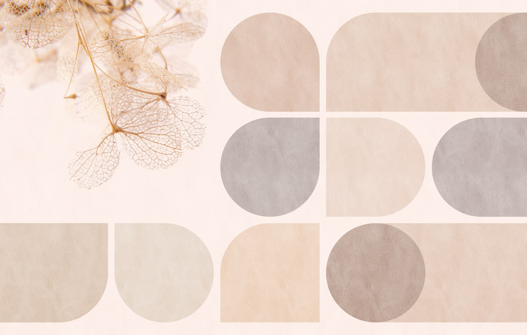 Delicate textures blend in harmony