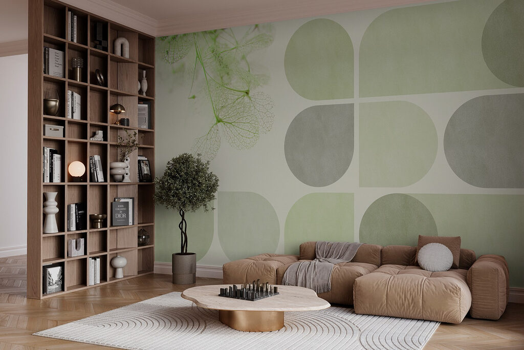 Delicate leaves against muted background Delicate leaves against muted background