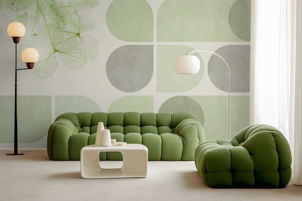 Delicate leaves against muted background Delicate leaves against muted background