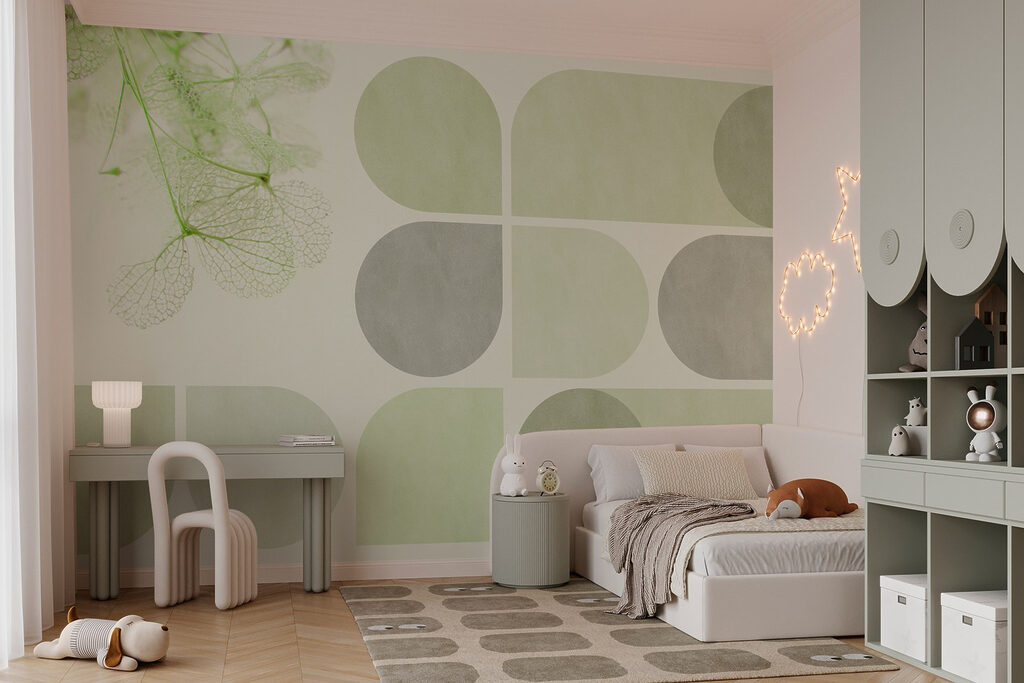 Delicate leaves against muted background Delicate leaves against muted background