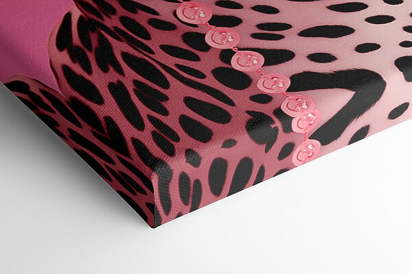 Leopard with a necklace