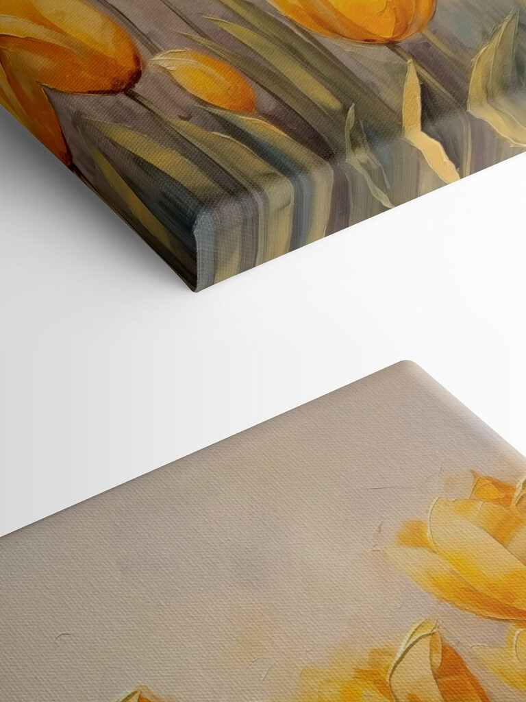 Painting of yellow flowers