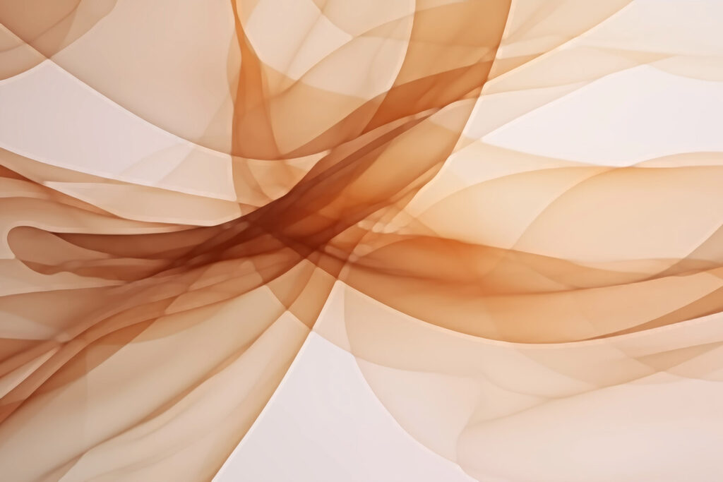 Fluid patterns in warm tones