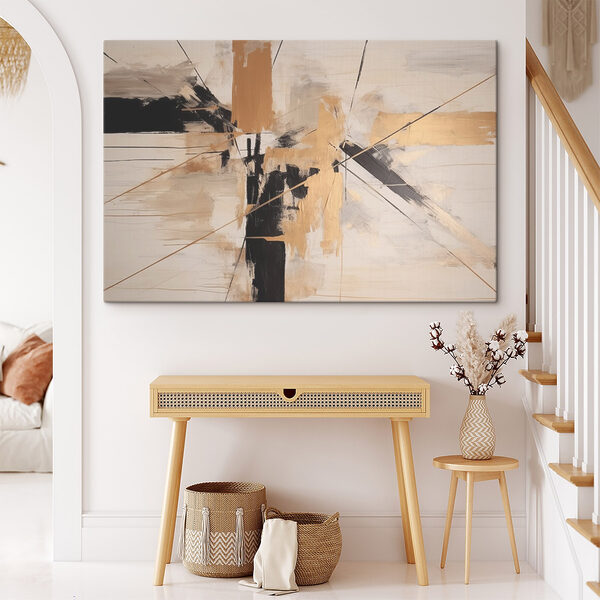 Abstraktné línie v elegantnej harmónii Obraz Abstraktné línie v elegantnej harmónii