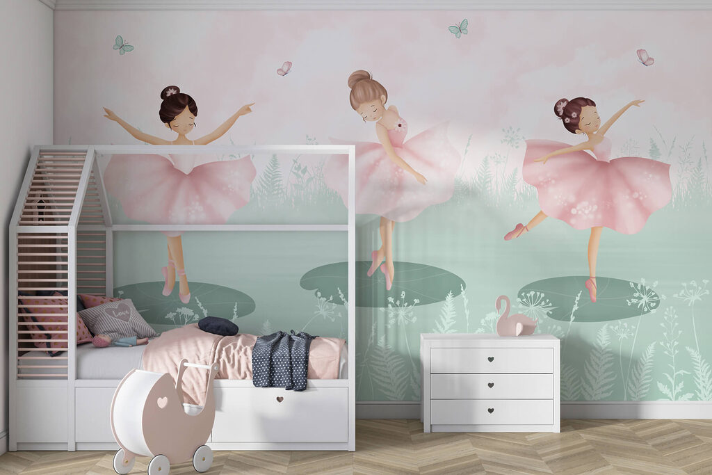 Group of girls dancing in a field Group of girls dancing in a field