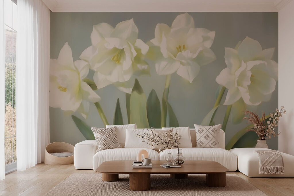 Group of white flowers