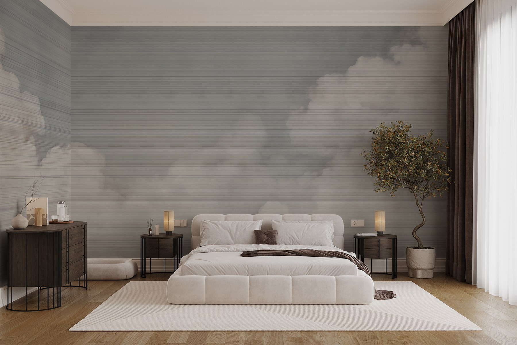 White clouds in the sky White clouds in the sky