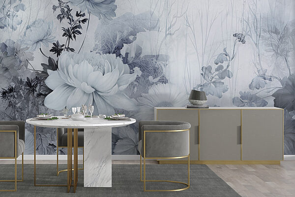 Delicate blossoms in gentle hues