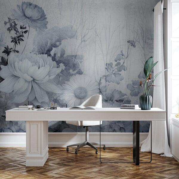 Delicate blossoms in gentle hues