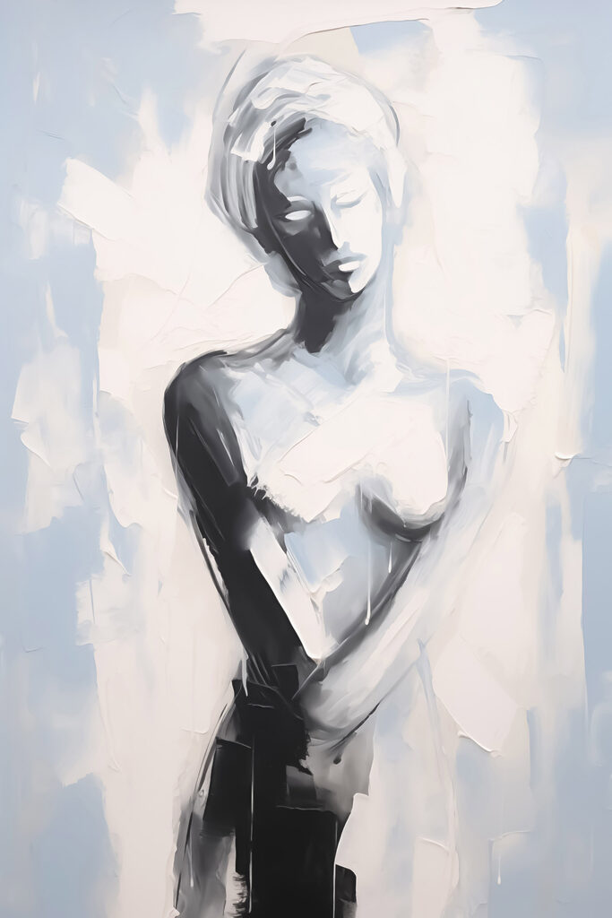 Painting of a woman Painting of a woman