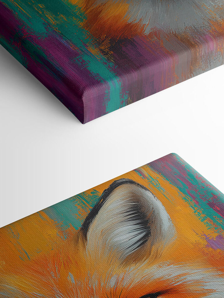 Painting of a fox Painting of a fox