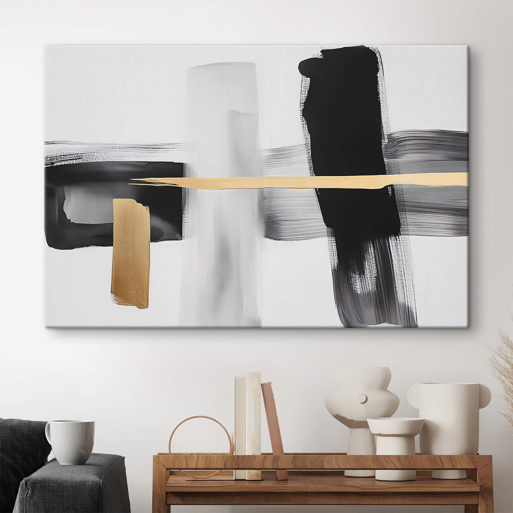 Black and white painting Black and white painting