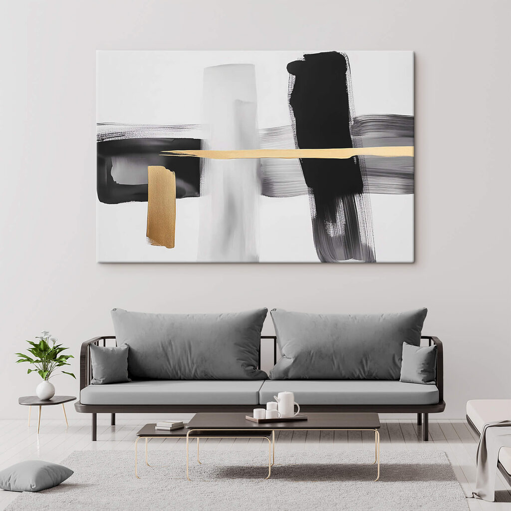 Black and white painting Black and white painting