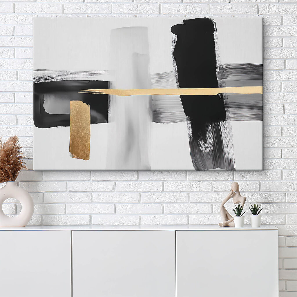 Black and white painting Black and white painting