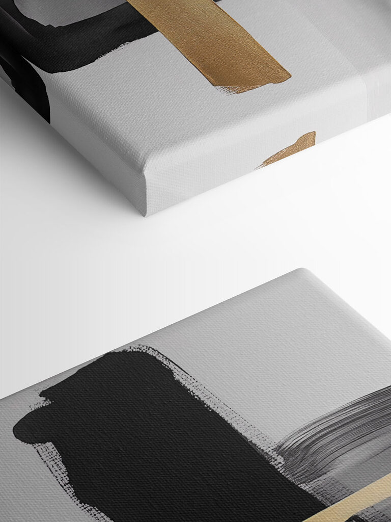 Black and white painting Black and white painting