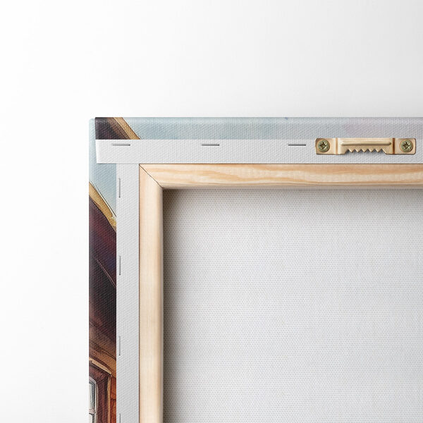 Watercolor painting of a house with flowers on a table Watercolor painting of a house with flowers on a table