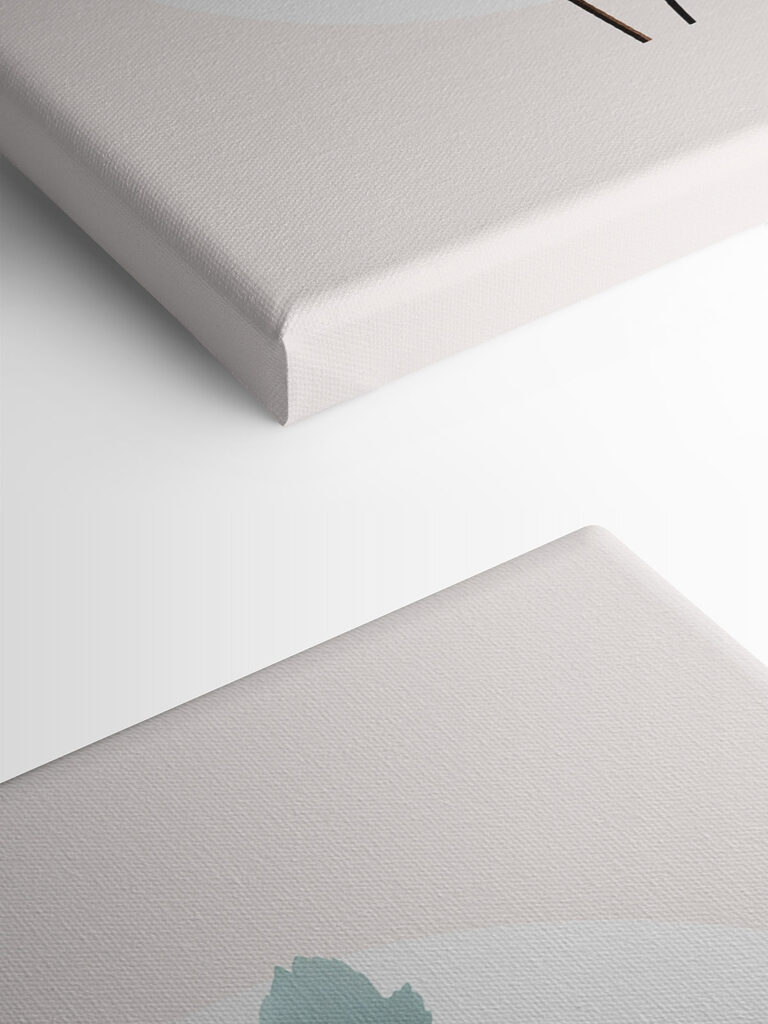 Flower with leaves on a stem