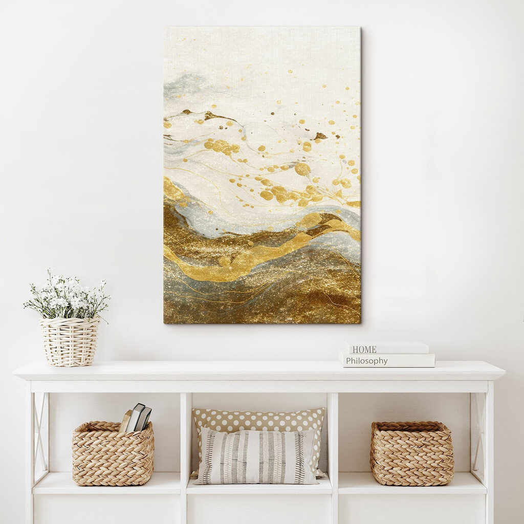 Flowing abstract colors and organic shapes