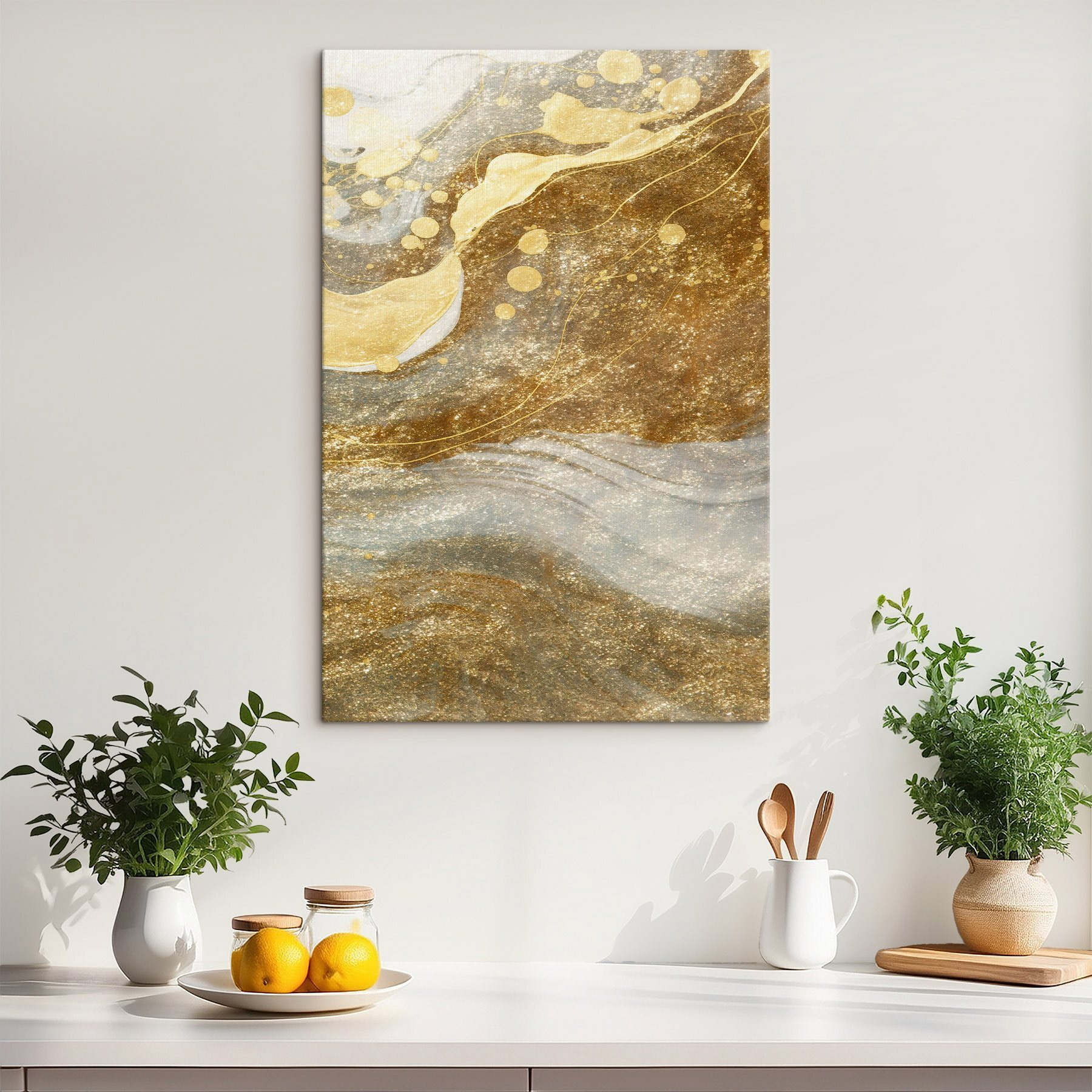 Flowing colors in harmonious design