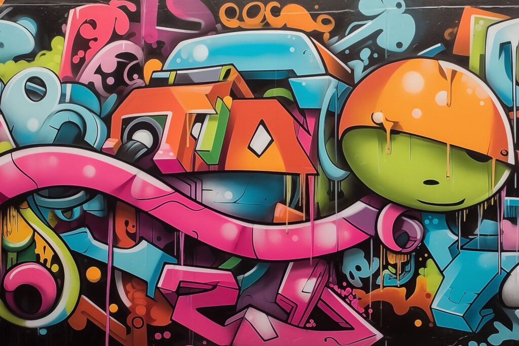 Graffiti na stene Graffiti na stene