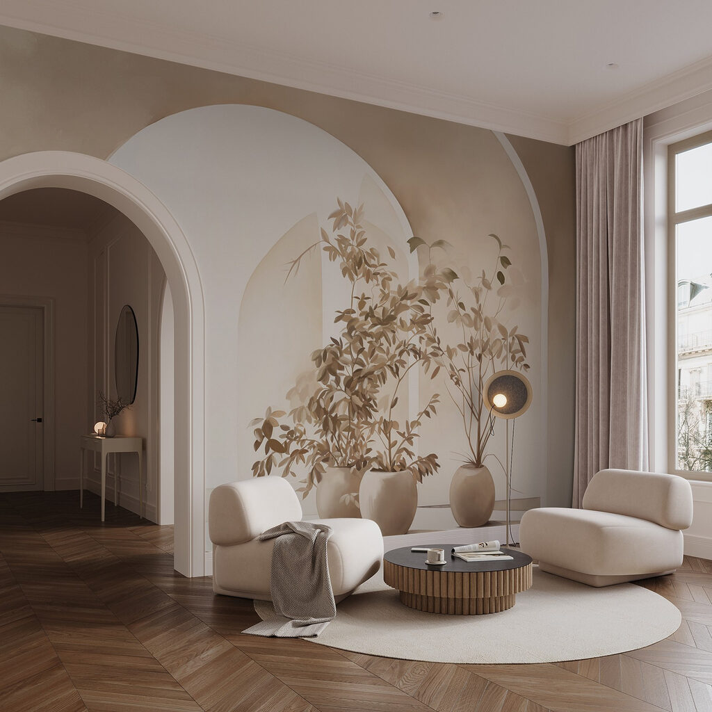 Group of potted plants in a room Group of potted plants in a room