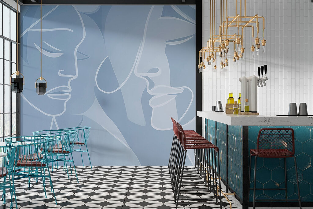 Drawing of a woman's face Drawing of a woman's face