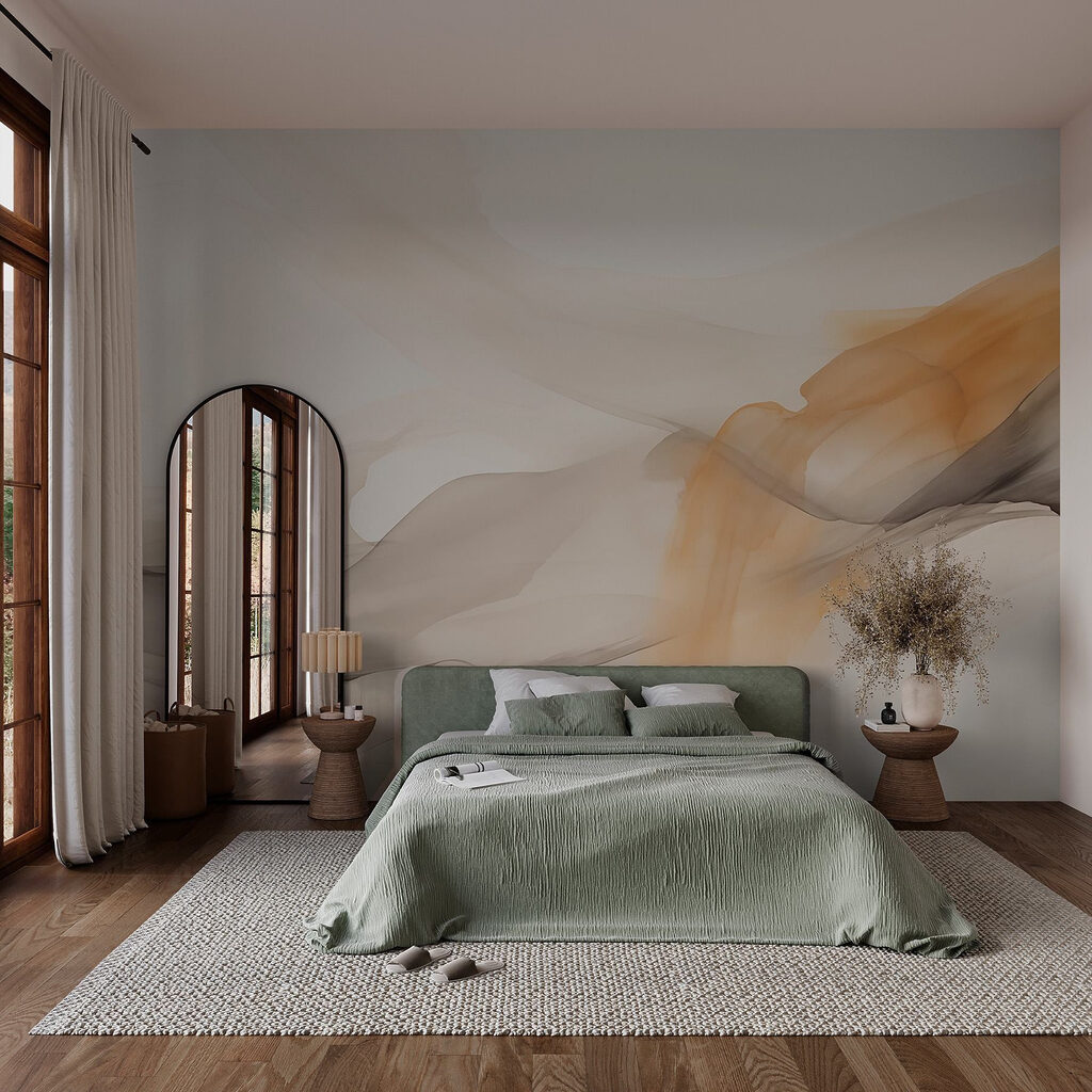 Soft hues dance across the canvas Soft hues dance across the canvas