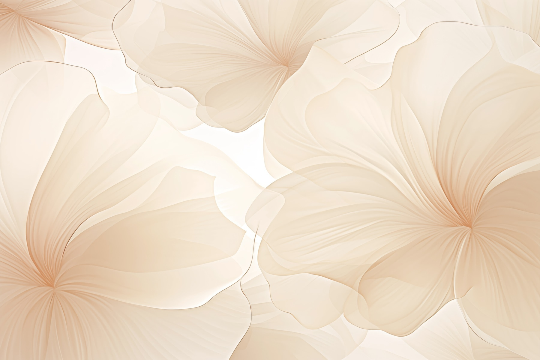 Delicate petals in soft hues