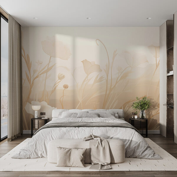 Delicate blooms in soft hues