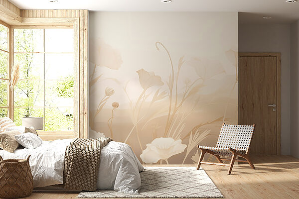 Delicate blooms in soft hues