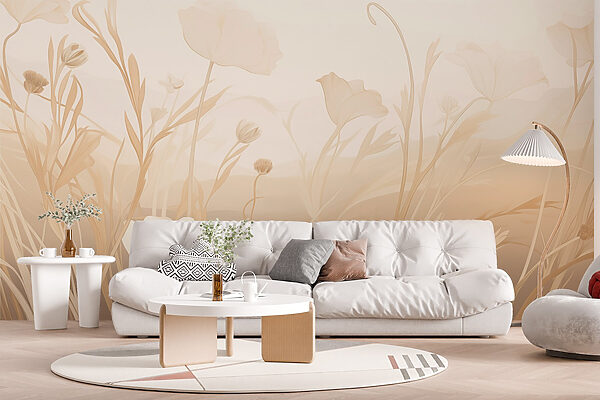 Delicate blooms in soft hues