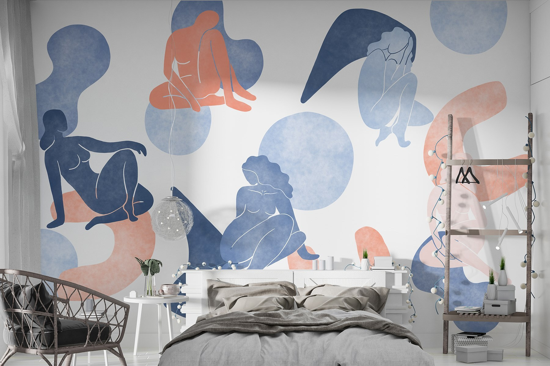 Group of women sitting and posing Group of women sitting and posing