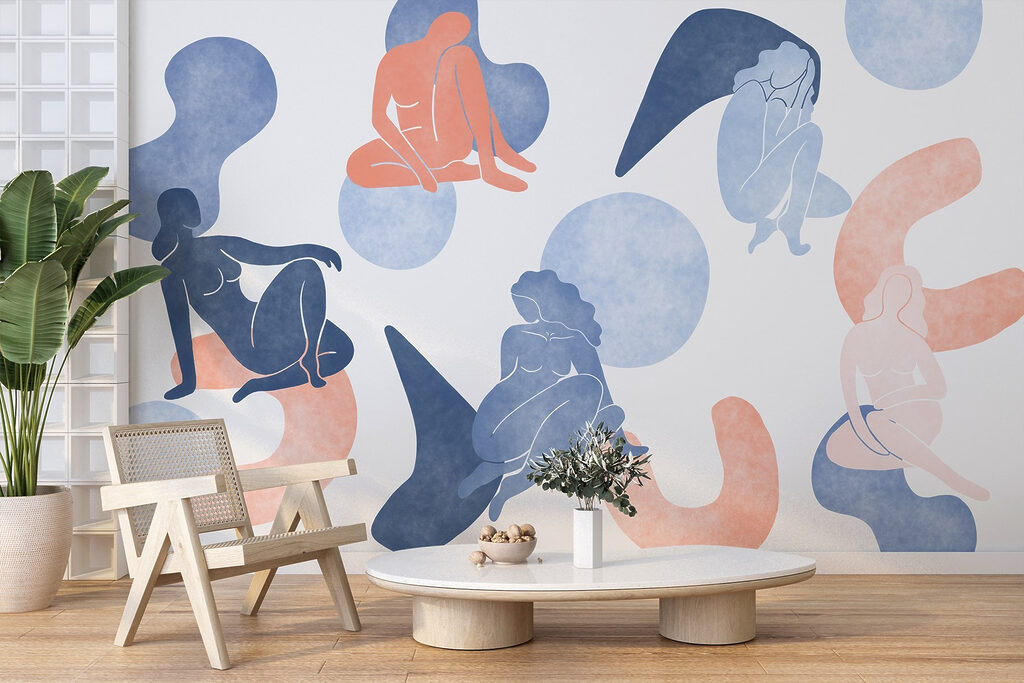 Group of women sitting and posing Group of women sitting and posing