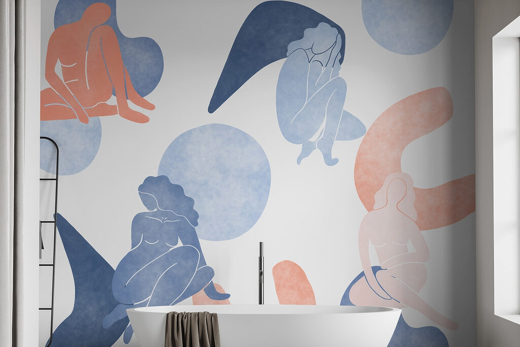 Group of women sitting and posing Group of women sitting and posing