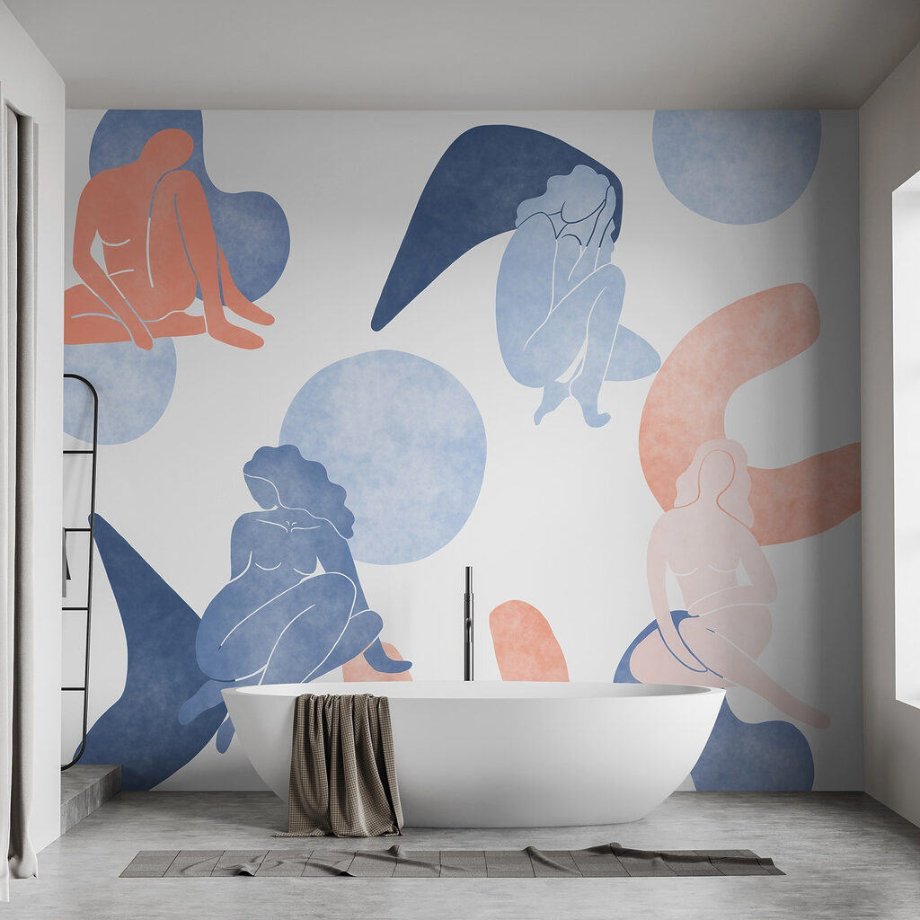 Group of women sitting and posing Group of women sitting and posing