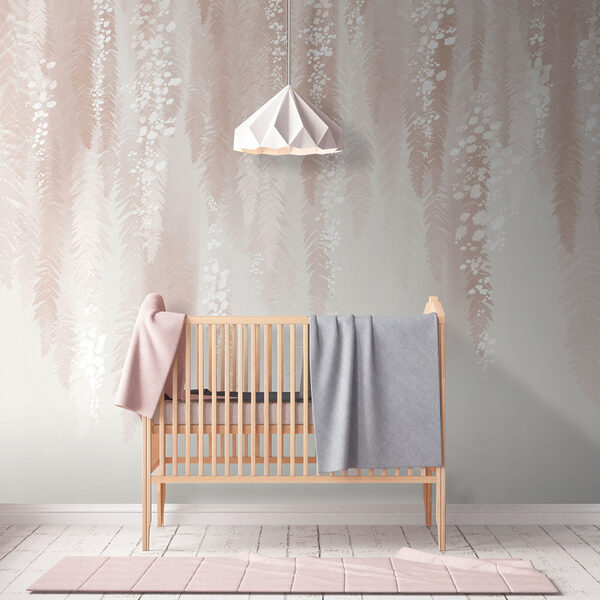 Biely a ružový kvetinový vzor Biely a ružový kvetinový vzor