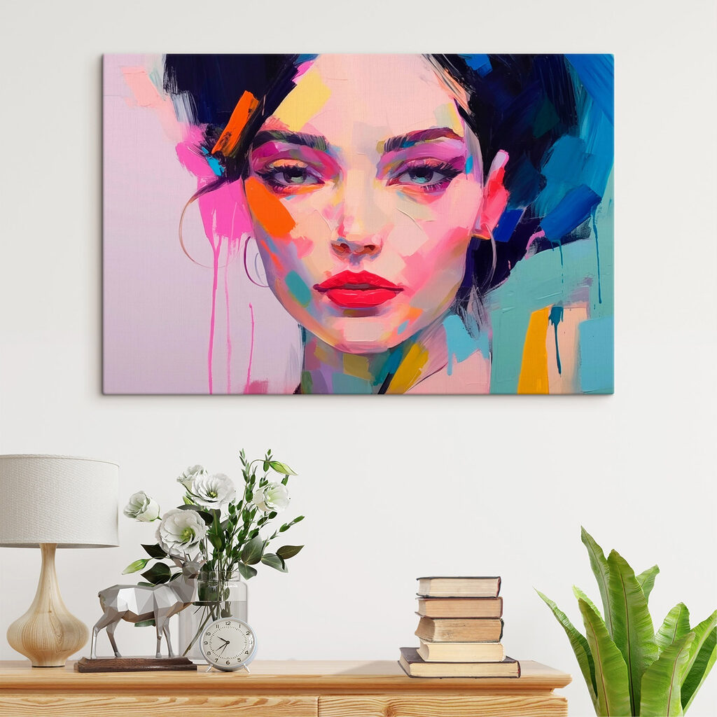 Painting of a woman Painting of a woman