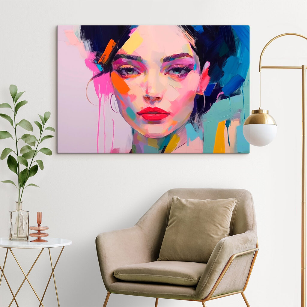 Painting of a woman Painting of a woman