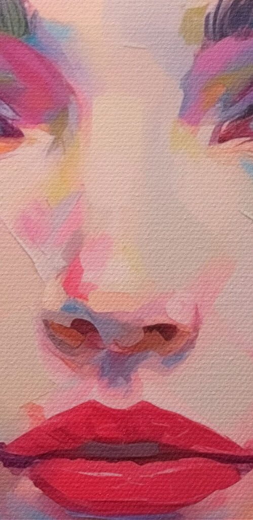 Painting of a woman Painting of a woman