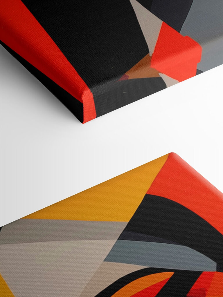 Painting of a woman's face