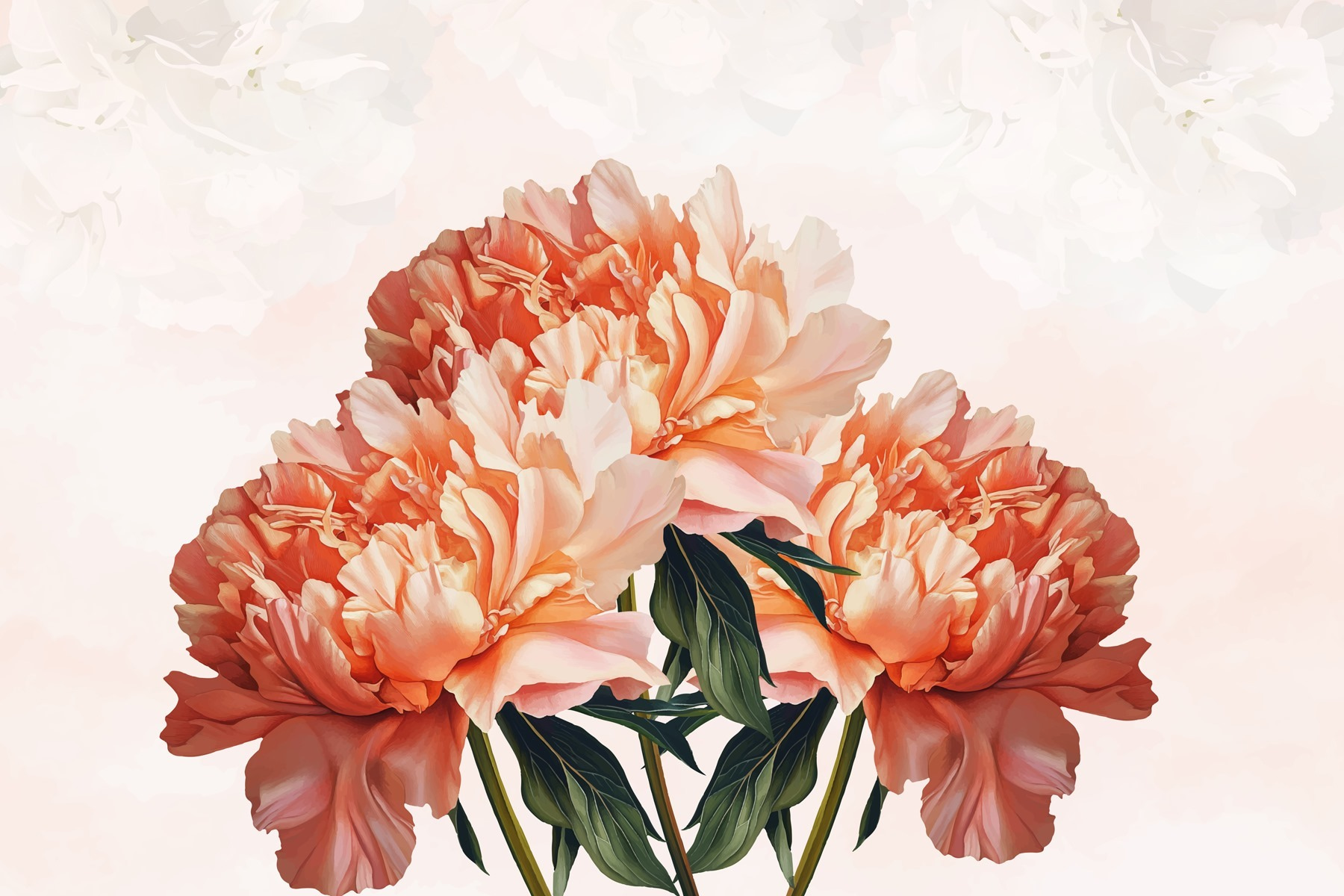 Group of pink flowers Group of pink flowers