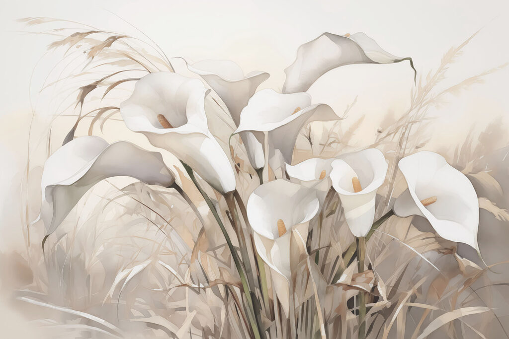 Group of white flowers